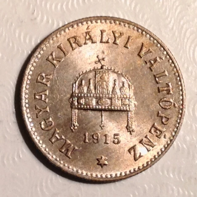 ~1915 Hungary  Franz Josef 10 Filler Uncirculated Unc