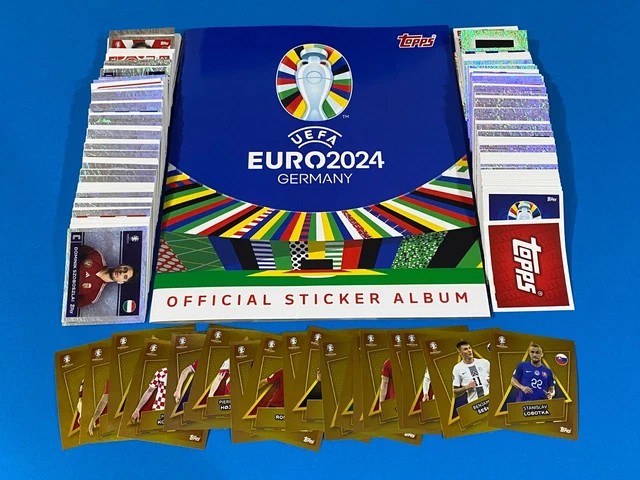 TOPPS UEFA EURO 2024 Germany Album Set Completo 707 Figurine