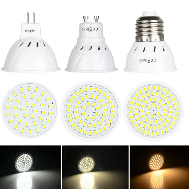 MR16 GU10 LED Spotlight Bulb 3W 5W 7W E27 2835 SMD Light Lamps 220V 240V 12V 24V