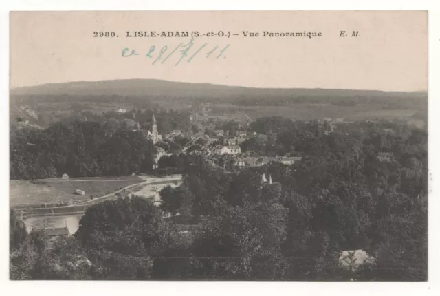 Cpa 95 - L'isle-Adam : Vue Panoramique (Val-D'oise) Écrite