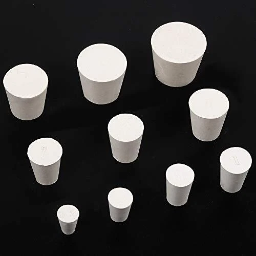 28pack 10 Assorted Sizes 0007 Solid Rubber Stoppers