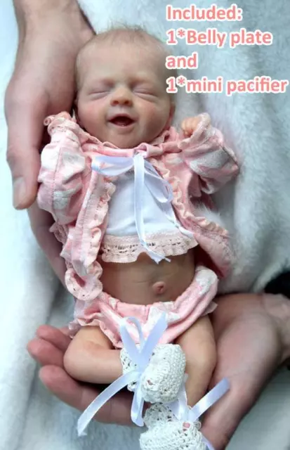 12.5" Reborn Baby Bebe Doll Silicone Full Body Lifelike Pretty Doll Toy