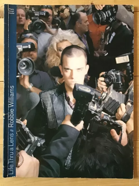 ROBBIE WILLIAMS Life Thru A Lens - Piano/Vocal/Guitar Edition Songbook