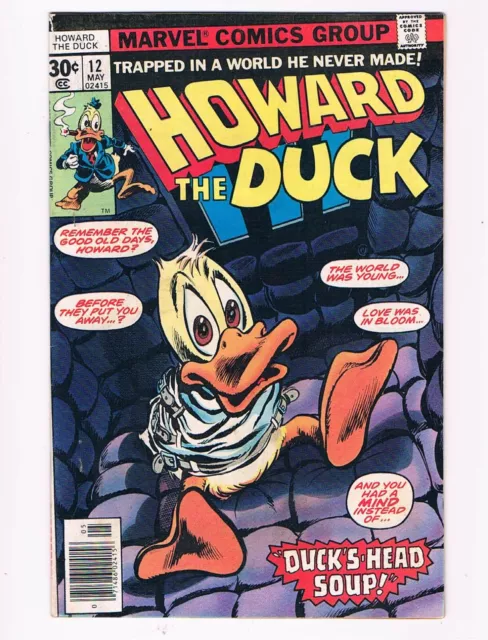 Howard The Duck #12 - 1st Kiss (cameo), Gene Colan, news stand; Marvel 1977 VF