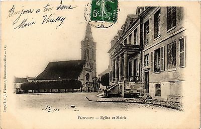 CPA Viarmes -Eglise et Mairie (290409)