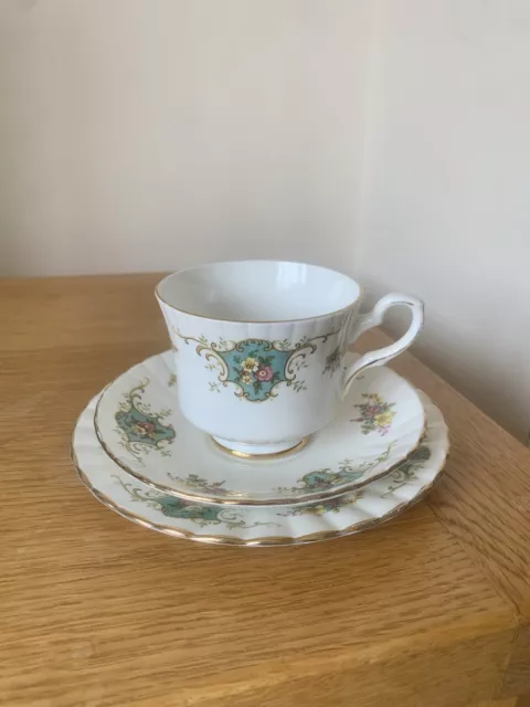 Late 20th Century Royal Stafford True Love Trio Cup Saucer Plate, Pretty Floral 2
