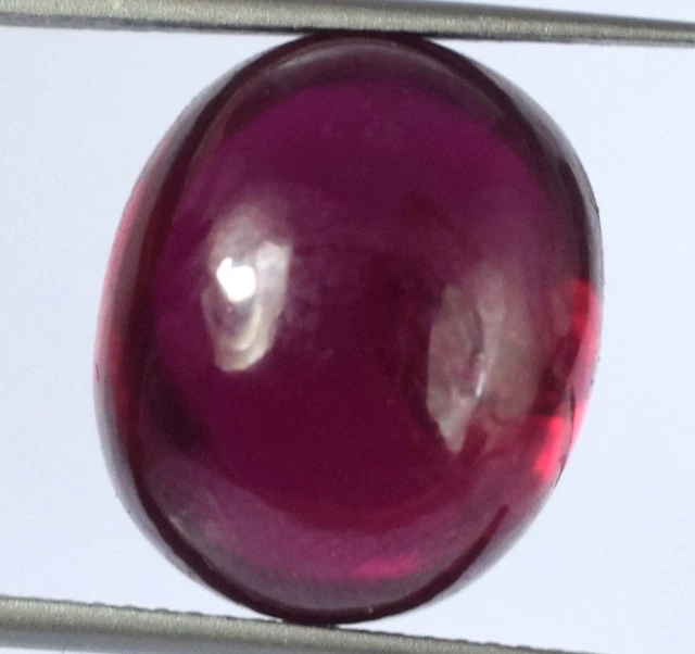 8x6mm Rubis naturel étoilé en cabochon ovale de Mysore Inde - Gemmes
