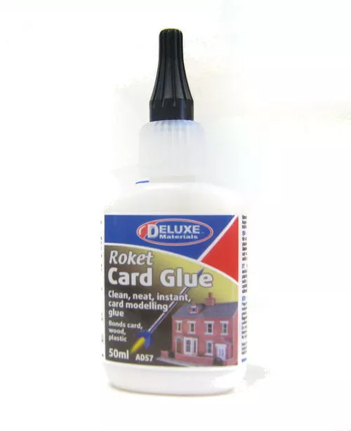 DELUXE MATERIALS  AD57 ROCKET/ROKET CARD GLUE  50ml FOR CARD METCALFE MODELLING