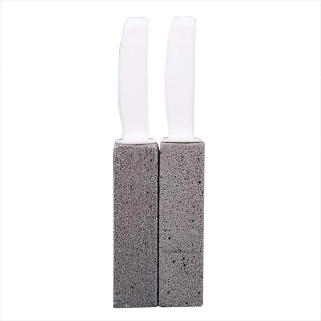 2pcs Water Toilet Bowl Natural Pumice Stone Cleaner Brush Wand Cleaning Rod
