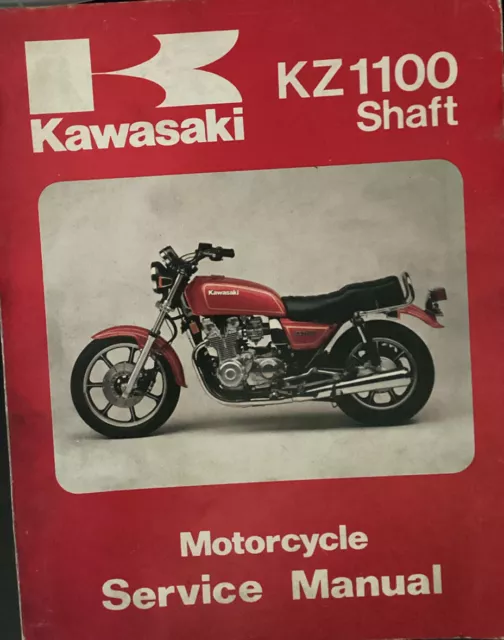 Kawasaki Genuine Workshop Manual  Z1100A1 Z1100A2  1981-1982