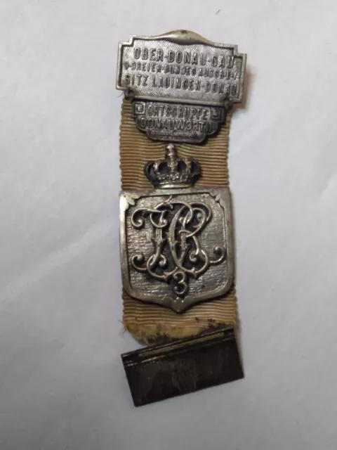 Original WW1 Imperial German Regimental Parade Badge Ribbon