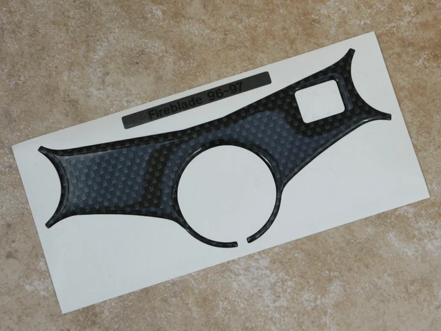 HONDA CBR900RR 1992- 1995 Carbon Fiber Effect Top Yoke Protector Cover Decal eBa HONDA CBR900RR 1992- 1995 Carbon Fiber Effect Top Yoke Protector Cover Decal eBa