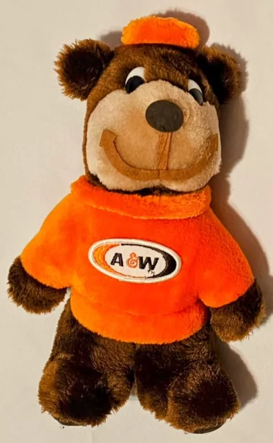 A&W Root Beer Rooty Plush Bear 13 inches