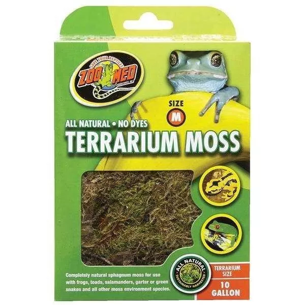 Zoo Med Terrarium Sphagnum Moss Cage Substrate Complete
