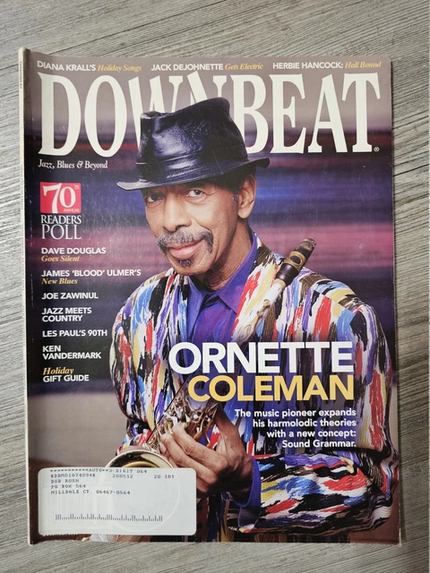 DOWNBEAT MAGAZINE DECEMBER 2005 Ornette Coleman Sound Grammar M300 £11. ...
