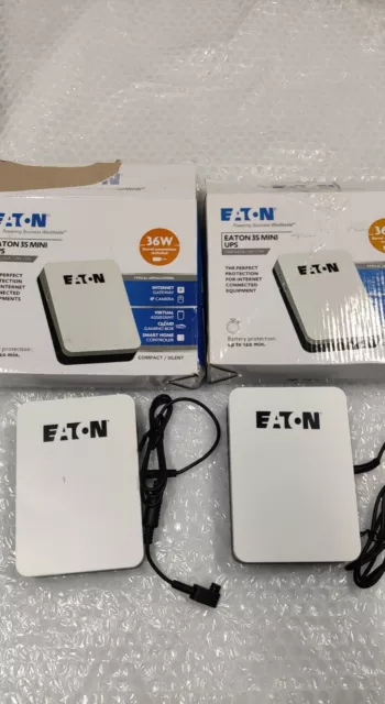 2 x Eaton 3S Mini UPS 36W 9/12/15/19 DC to protect Internet routers(UNTESTED)