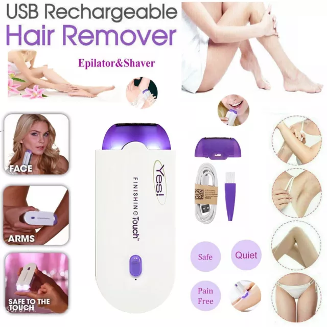 Instant Pain Free Touch Hair Removal Remover Laser Epilator Body Face Women AUS