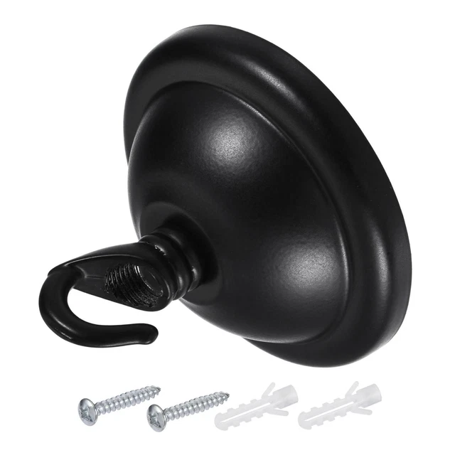 Ceiling Hooks Wall Mounted 68x50mm Iron for Hanging Lanterns Plants Black