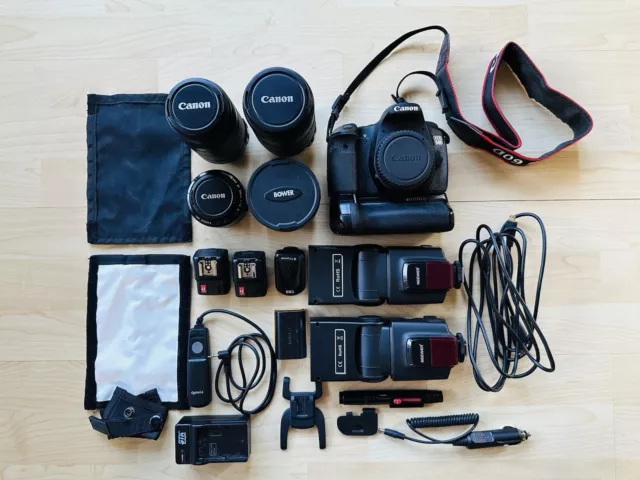Canon EOS 60D 18.0 MP Digital SLR Camera + Lenses/Accessories & Lowepro Bag Canon EOS 60D 18.0 MP Digital SLR Camera + Lenses/Accessories & Lowepro Bag