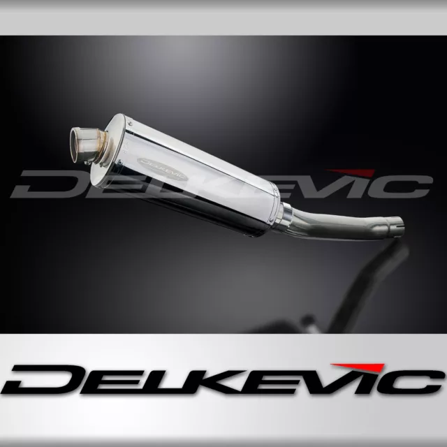 SUZUKI GS500E GS500F 1989 2009 350mm OVAL STAINLESS BSAU SILENCER
