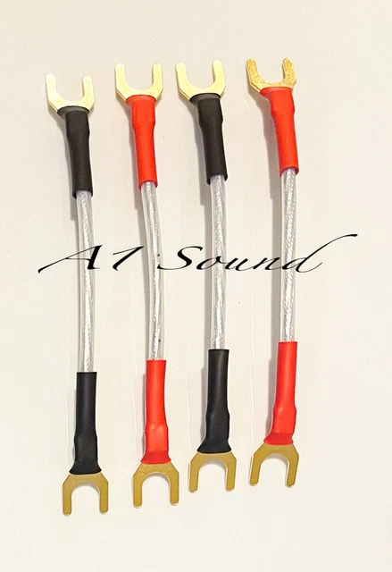 Cavo Altoparlante Bi-Wire QED XT25 Con Spine Airloc Forte Oro - 4 A 4 Terminali - Lunghezza A Scelta
