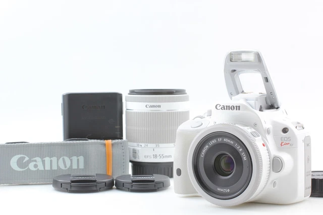 CANON KISS X7 White Lens Kit Digital Camera with Accessories