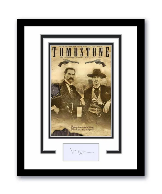 Tombstone Val Kilmer Autographed Signed 11x14 Framed Photo Doc Holliday ACOA