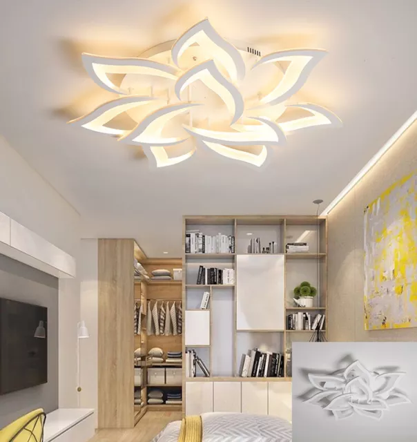 LED Dimming Chandelier Pendant Ceiling Light Living Dining Room Bedroom Kitchen