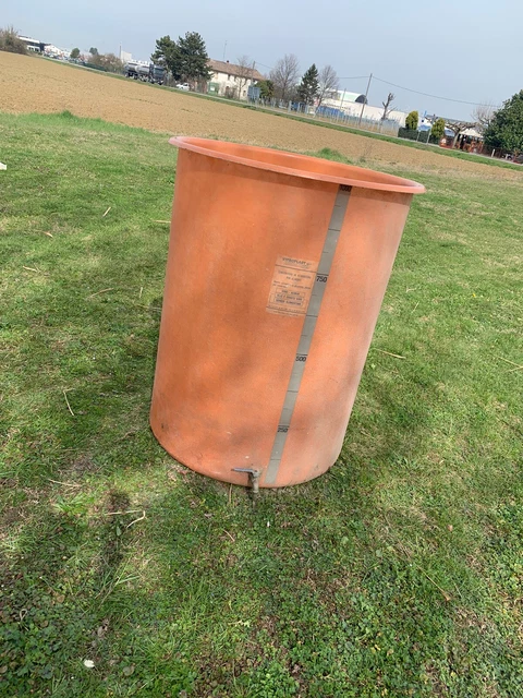 Mastello Vendemmia 1000 Litri - In PEHD, Colore Vinaccia, Per Alimenti - Foto 12