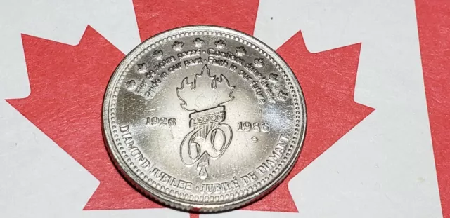 1986 Convention legion coin edmonton alberta 60th Anniversary 3