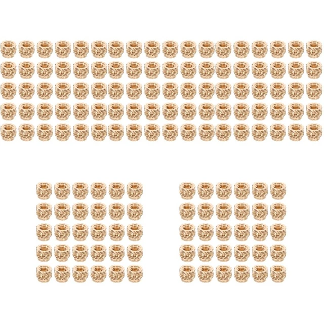 Thread Inseert Copper 600 PCS THREADED Insert For Copper Injection Molding Nut Insert ...