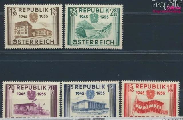 Briefmarken Österreich 1955 Mi 1012-1016 (kompl.Ausg.) postfrisch(8618324