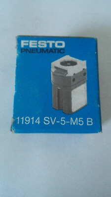 Neuf/Emballage Festo Festo Soupape de Panneau Avant Type:SV-5-M5-B 11914 