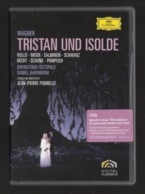 RARE 2 DVD ★ Wagner : Tristan Und Isolde - Ponnelle ★ (Opéra-Musique-Concert)