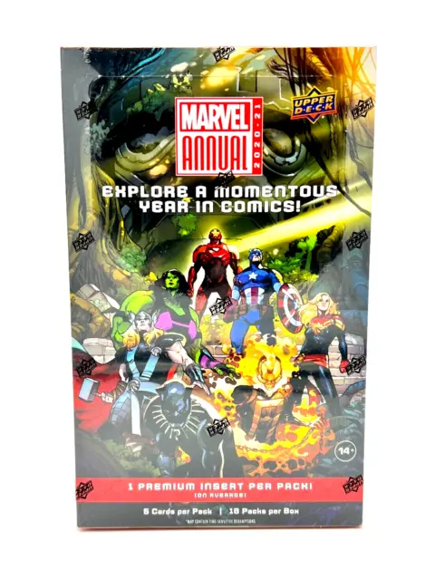 Upper Deck MARVEL ANNUAL 2020-21 Trading Cards Hobby Box * FACTORY SEALED
