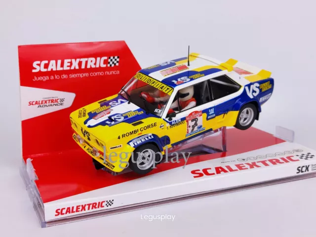Slot car scx scalextric U10499S300 Fiat Abarth 131 #7 Rally San Remo '80 M.Alen