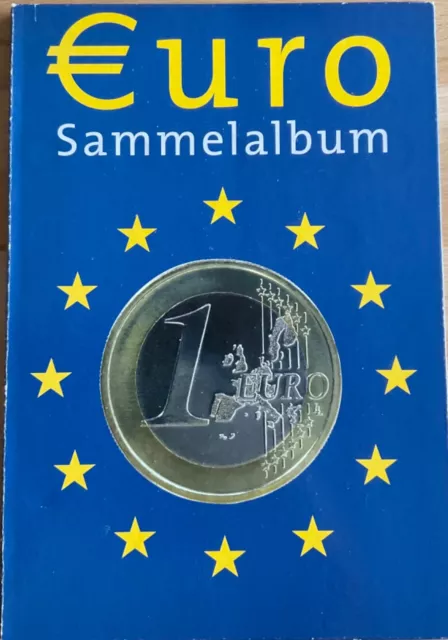 Euro Sammelalbum mit Münzen 12 Länder komplett