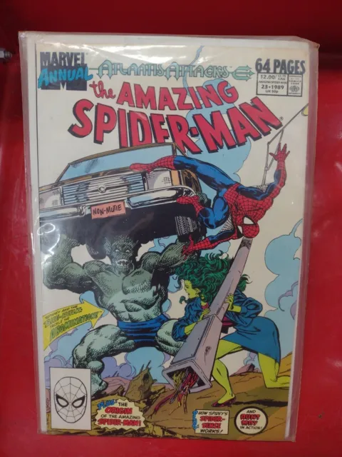 1989 Marvel Annual Atlantis Attacks The Amazing Spiderman