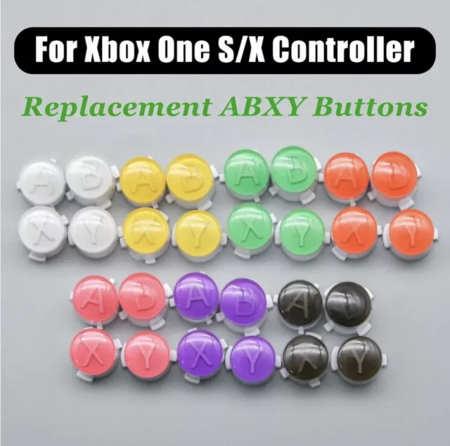 Kit mod de repuesto de botones ABXY para controlador Xbox One S X hazlo tú mismo piezas 2