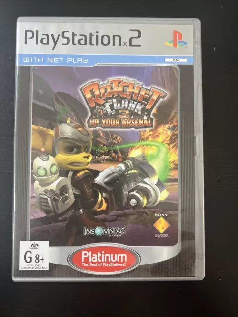 Ratchet & Clank 3 Up Your Arsenal - PS2 Replacement Case – GameCaseCaveAU