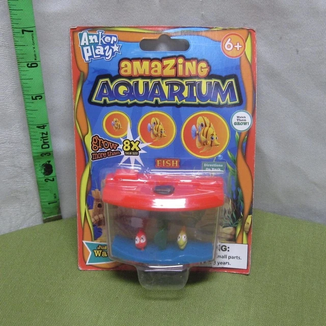 AMAZING AQUARIUM Anker Play growing 8X foam fish NWT tropical tank