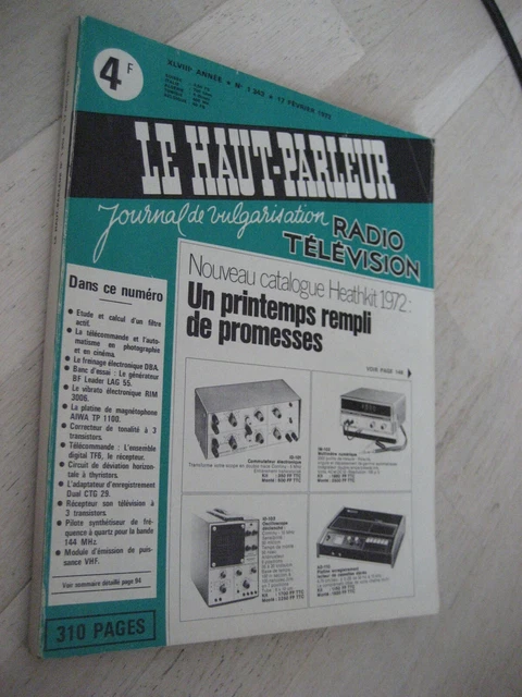 Magazine Le Haut Parleur N°1523 – Article Sur Les Ordinateurs IBM (occasion)