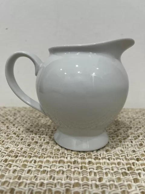 Pottery Barn Great White Collection Creamer 4”H