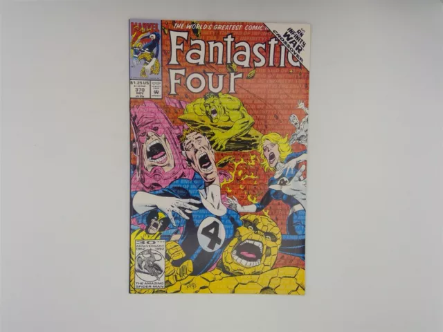 Fantastic Four #370 Marvel Comics 1992 FN/VF Infinity War Crossover! FL