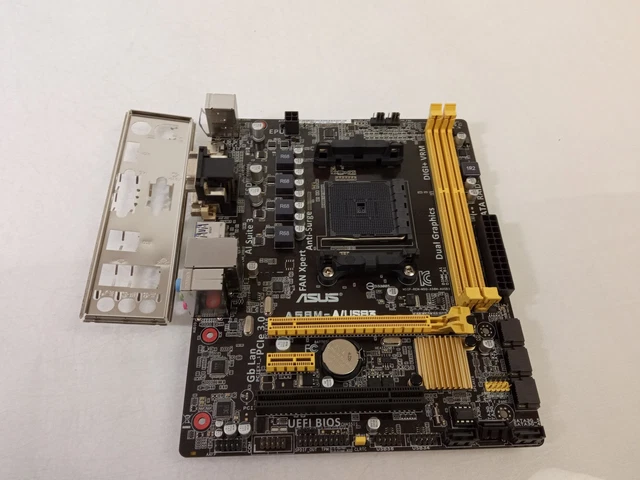 ASUS A58M-A/USB3 SOCKET FM2+ DDR3 Micro ATX Motherboard With I/O Shield ...