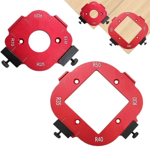 1/2PCS 4 IN 1 Arc Angle Positioning Template R10R50 Radius Jig