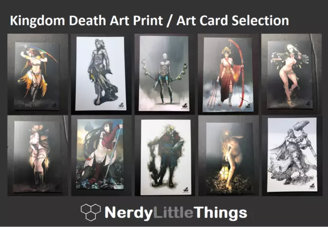 Kingdom Death Monster - Art Card Selection - Kunstdruck Auswahl - Post Card Size