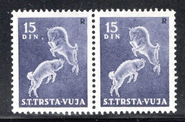 Italy Trieste St. Trsta Vuja Stamps Zone B Sossone Mint Never Hinged  Lot 611Ad