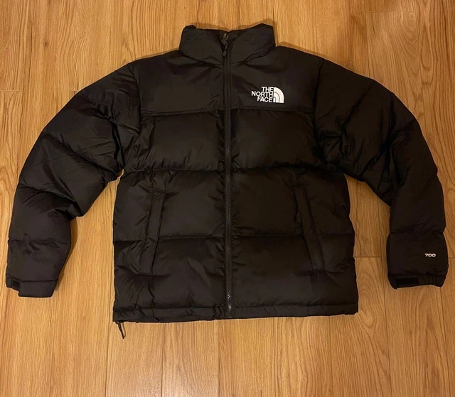THE NORTH FACE Nuptse 1996 Puffer Jacket 700 Black Mens Large BRAND NEW