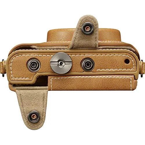 Giacca fotocamera Sony custodia in pelle per serie RX100 beige LCJ-RXK CC 05560JP IMPORTAZIONE 3